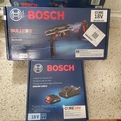 NEW Bosch 18v Bulldog 1" SDS Hammer Drill Kit