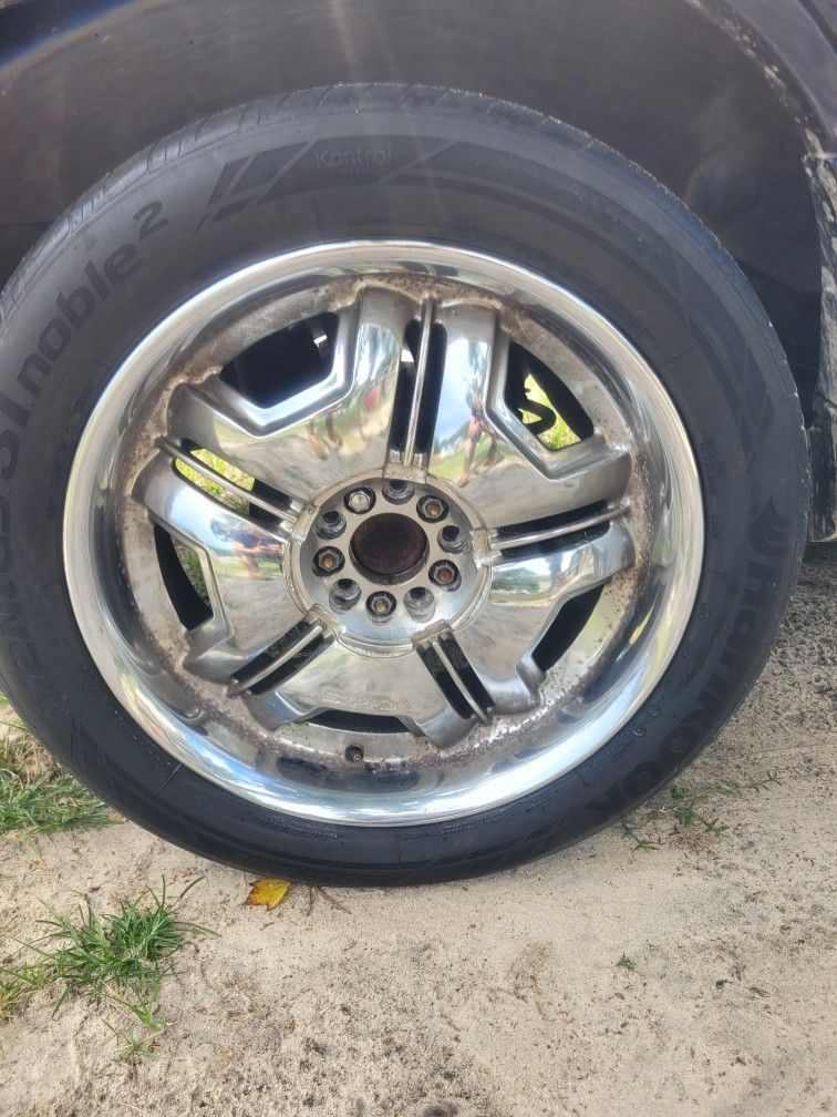 Trade 20" Strada Dual Drilled Wheels For 1517 5x4.5 for Sale in Angier