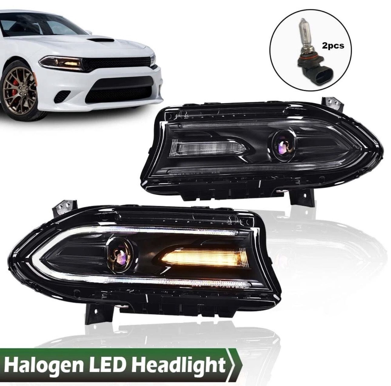 Dodge Charger Headlights 2015 2016 2017 2018 2019 2020 2021 2022 2023