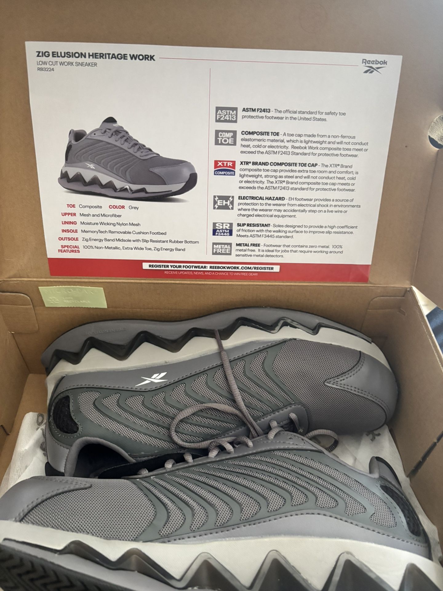 Reebok Men's Zig Elusion Heritage  