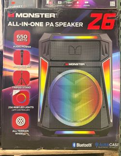 Monster Z6 All-In-One PA Speaker Brand New In Box