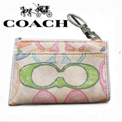 Rare Vintage COACH MINI COIN PURSE
 L 3.0" x W 4.25" Nice!