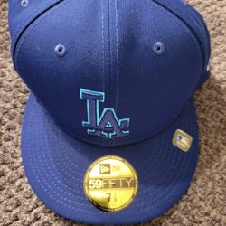 Father's Day Edition Blues Colorway New Era LaA Dodgers  Size 7 7/8  Fitted Hat