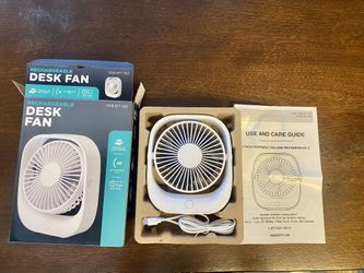 Desk fans 118 Available