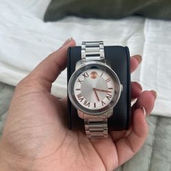 Movado Bold Silver Watch