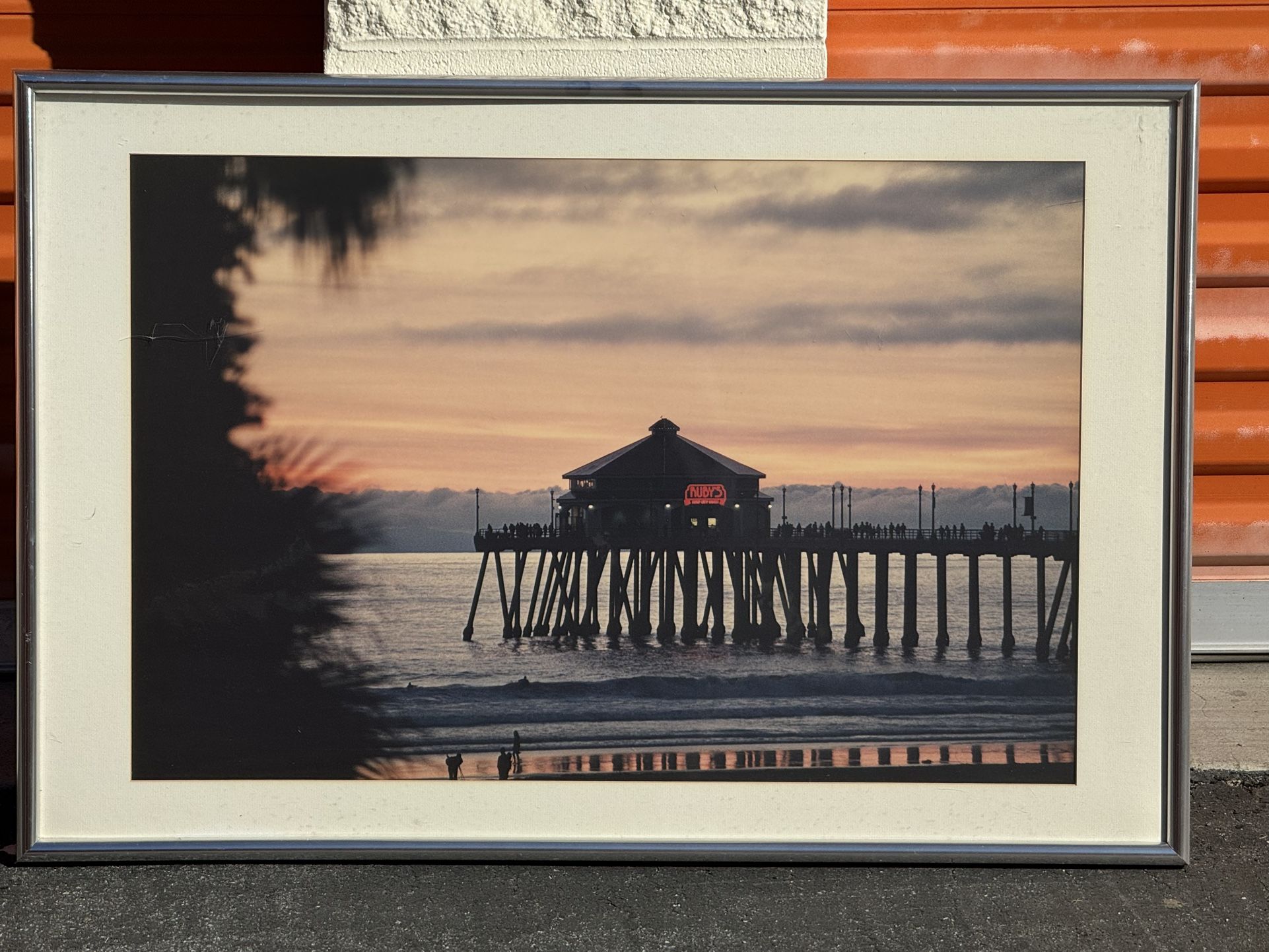 Original Ruby’s Diner Pier Photograph – Framed Coastal Wall Art