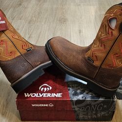 Wolverine Work Boots Size 11 For Men 