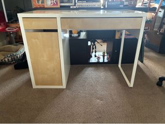 Ikea Desk - White and Beige