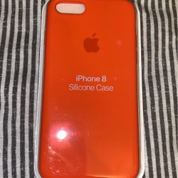 iPhone 7|8  Spicy Orange Silicone Phone Case