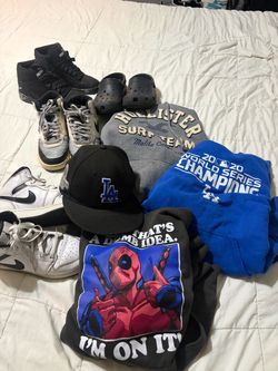 Boys shoes hoody hat