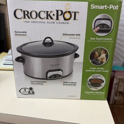 Brand New Stainless Steel Crockpot