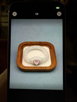 Valentines Crystal Pink Heart Bracelet!!!! 