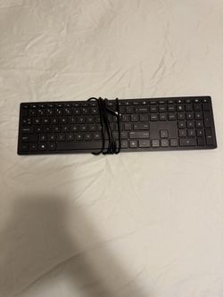 HP USB Wired Keyboard – Full Size w/ Number Pad