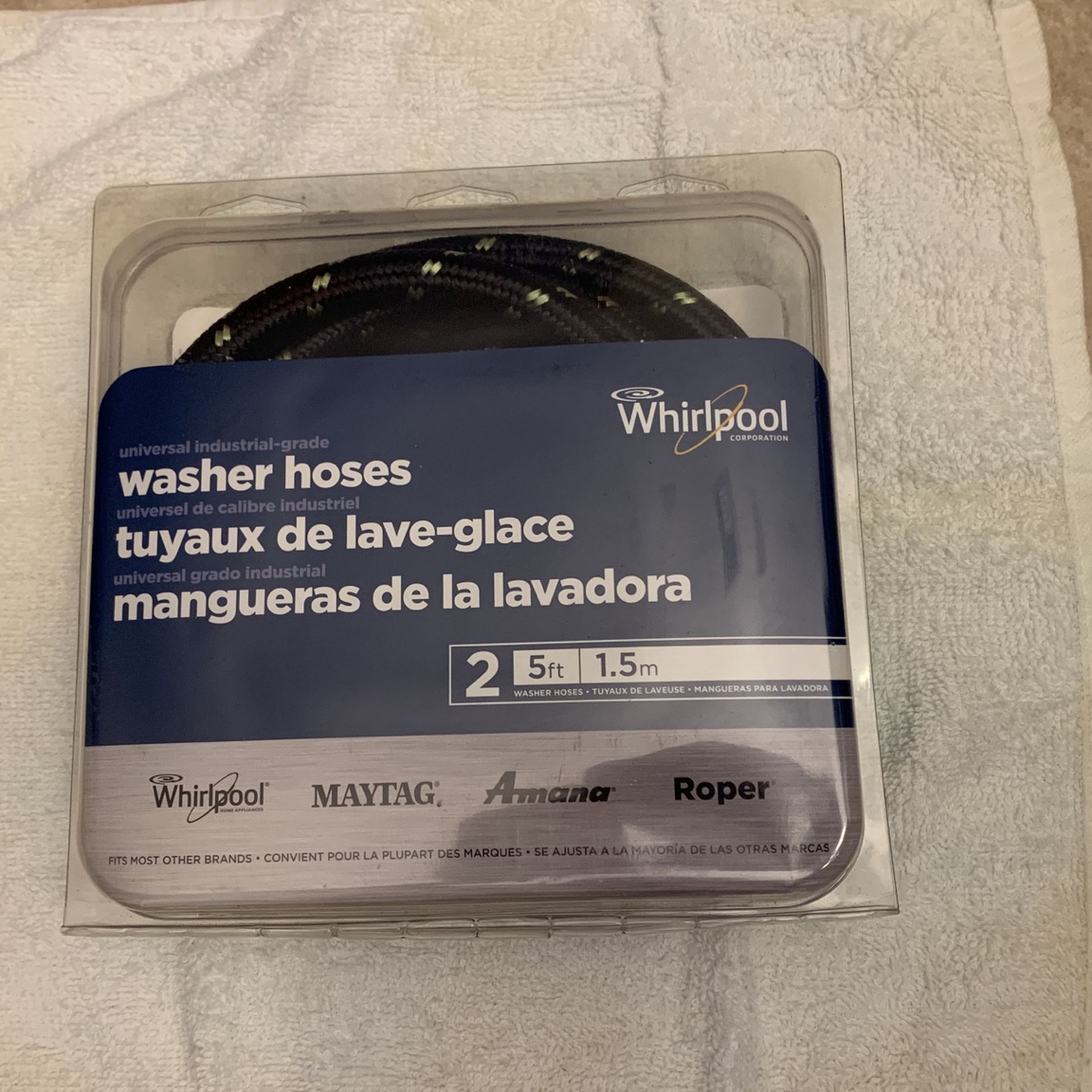 NEW Whirlpool Universal Industrial-grade Washer Hoses