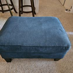 Blue Ottoman 