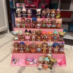 LOL Dolls Surprise Pop Up Store Display Carrying Case w/lot Of LOL Dolls