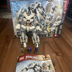 Lego Zane's Titan Mech Battle 71738 NINJAGO Minifigure Building Set Retired 