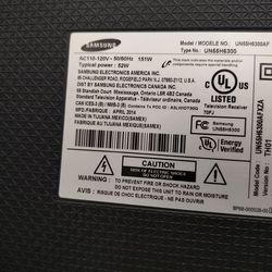 Samsung 55" Smart TV UN55H6300AF