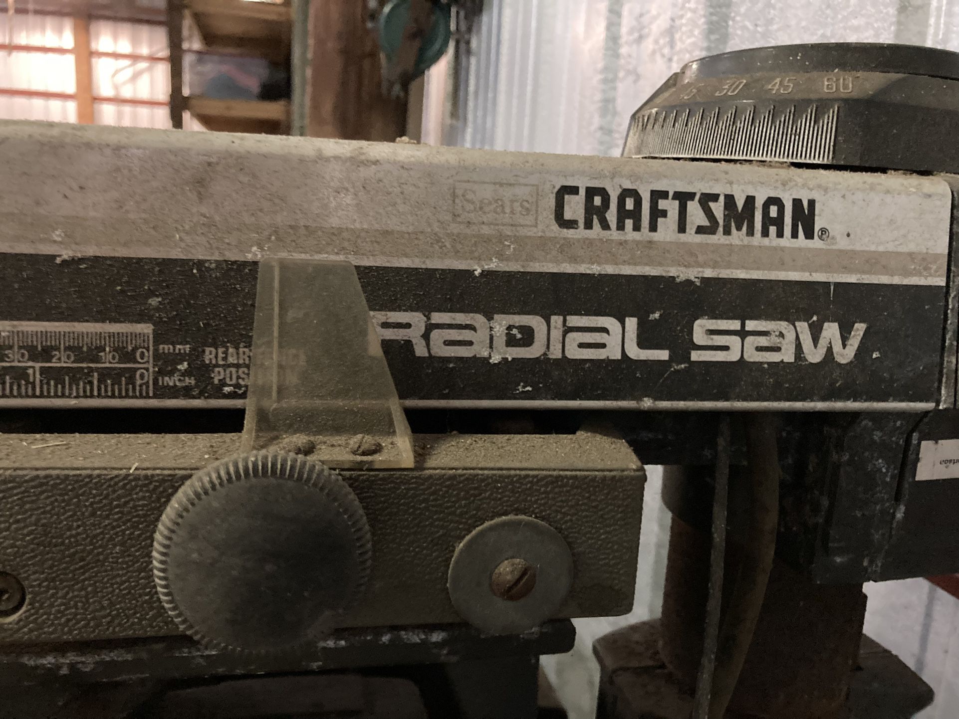 Craftsman Radio Arm Saw