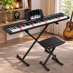 Brand New 88-Key Electric Piano Keyboard – Complete Set