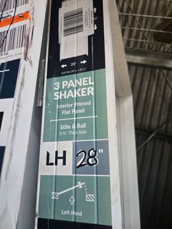 28x80 3 panel interior door with frame