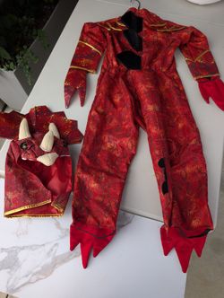 Red Dragon Halloween Costume Size 4/5