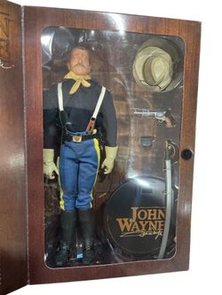 John Wayne U.S. Cavalry Officer Collectible 12 in. Figure