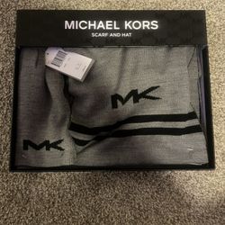 Michael Kors Beanie And Scarf