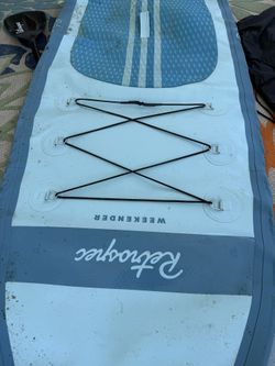 Inflatable paddle board