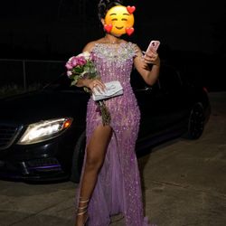 Purple Prom Dress 