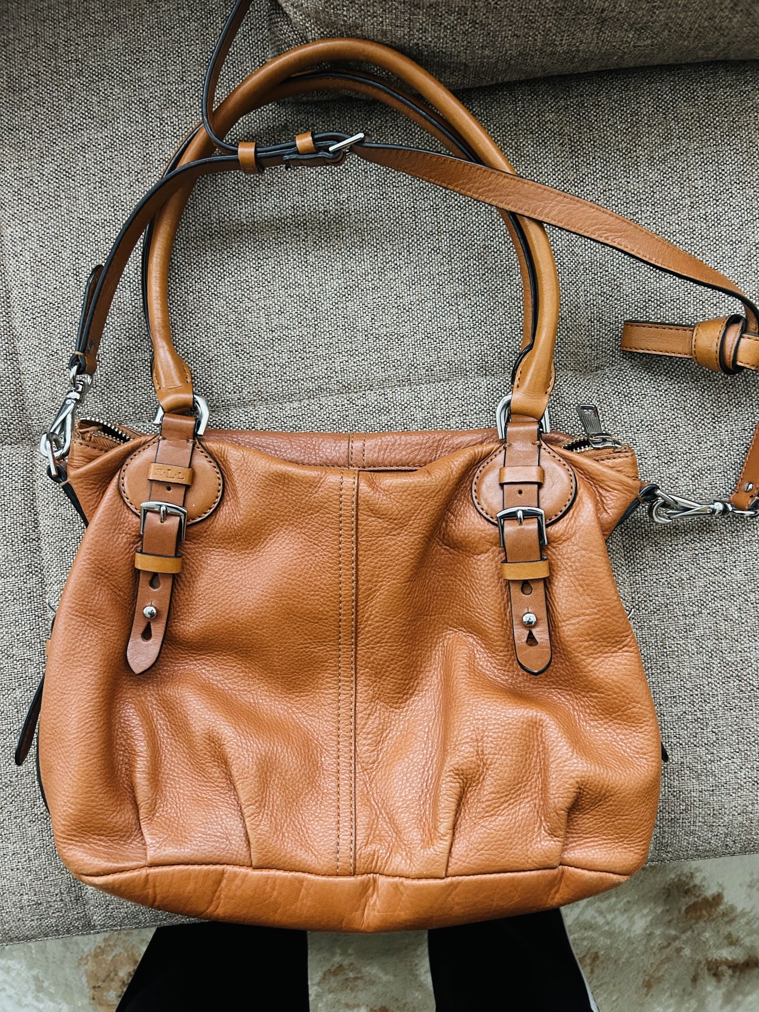 Lauren Ralph Lauren Women Hobo Brown Bag