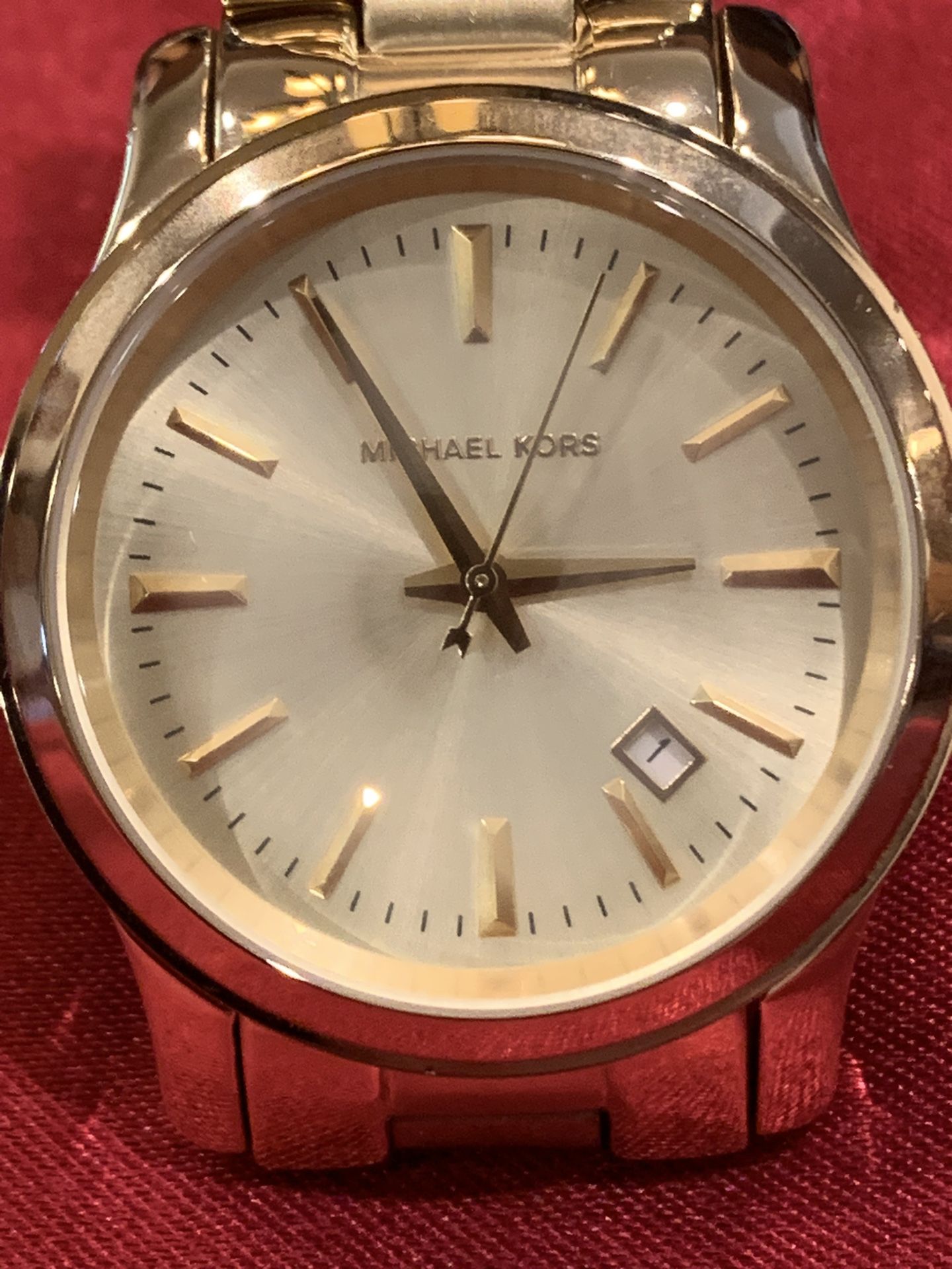 Michael Kors 5160 Gold Tone Watch Stunning Vintage Michael Kors MK-5160 Men main image 4