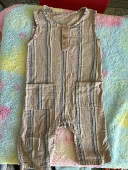 Easy Peasy Striped Tank Romper size 24 months