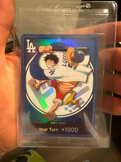 One Piece Los Angeles Dodgers Luffy Don card