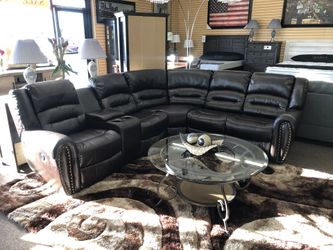 Powered Recliner Sectional @Elegant Furniture