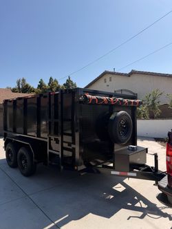 Dump Trailer 12x8x4