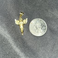 Gold Angel Pendant 