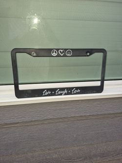 Car plate decoration