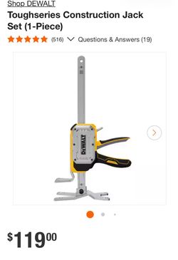 Dewalt jack lift