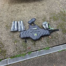 Boxing Gear Chest Guard Gloves And Arm Guard
