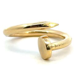 Woman’s 14k Yellow Gold Wrap Around Nail Ring Size 8.5 GP3111247