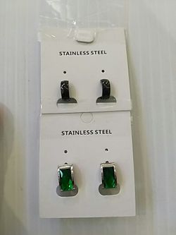 Hoops earings stainless steel orignal 25 each pair