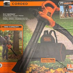Black & Decker Blower + Vacuum 