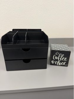 Coffee Condiment and Accessories Caddy