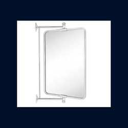 Bathroom Vanity Mirror in Chrome, 14 in. W x 22 in. H ( In Box)