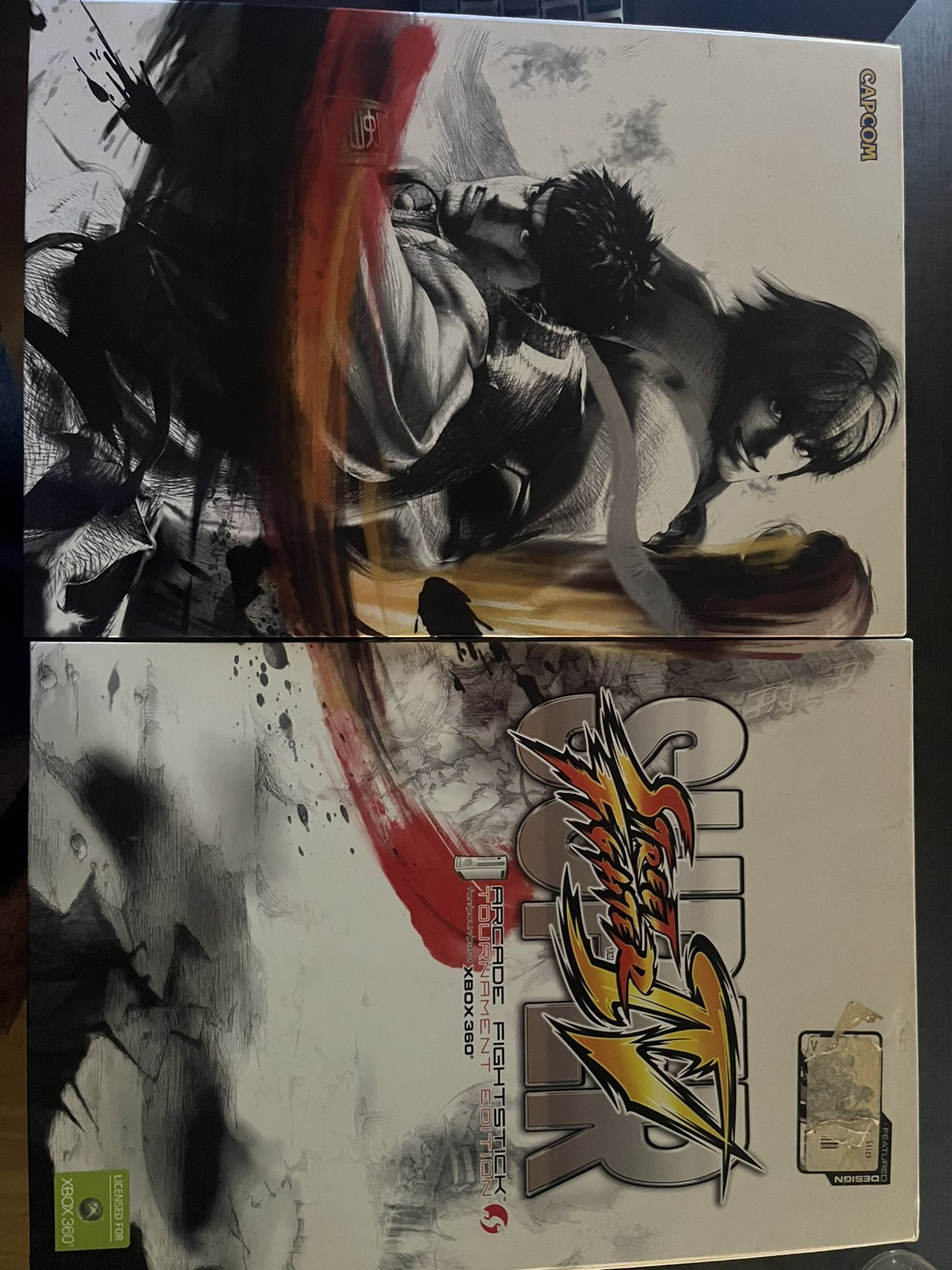 Super Street Fighter IV Tournament Edition Fight Stick For Xbox 360 Collectors Edition (white)