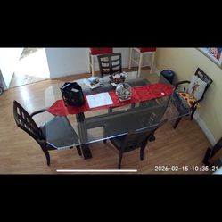 Glass Dining Room Table 