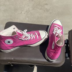 High Top Converse “Pink”