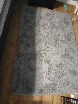 4' x 6' Gray Shag Area Rug – Soft & Plush