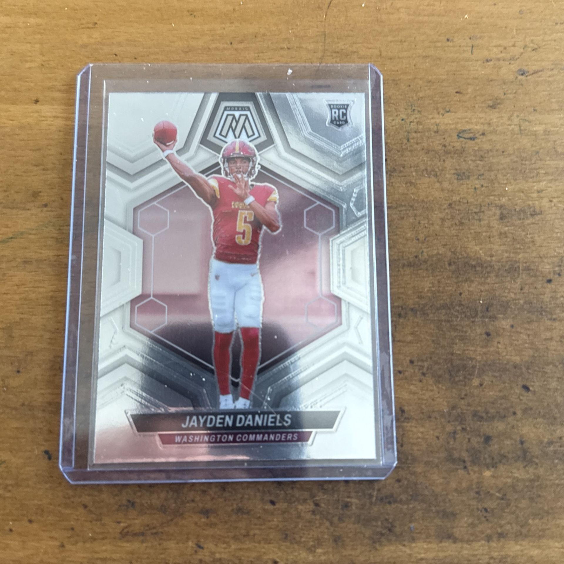2024 MOSAIC JAYDEN DANIELS ROOKIE CARD